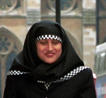 Hijab-clad police officer, London